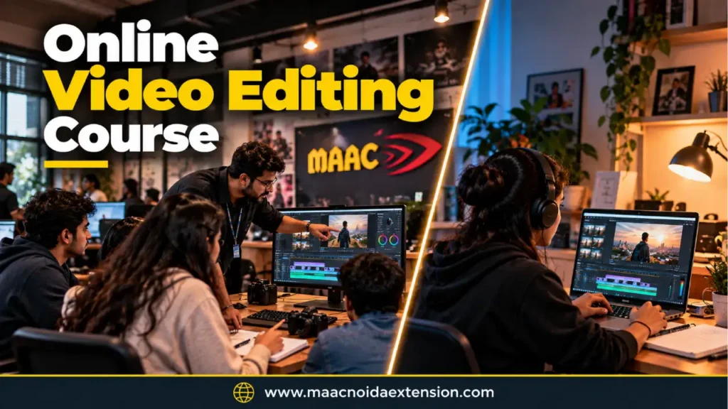 Online video editing course in Noida