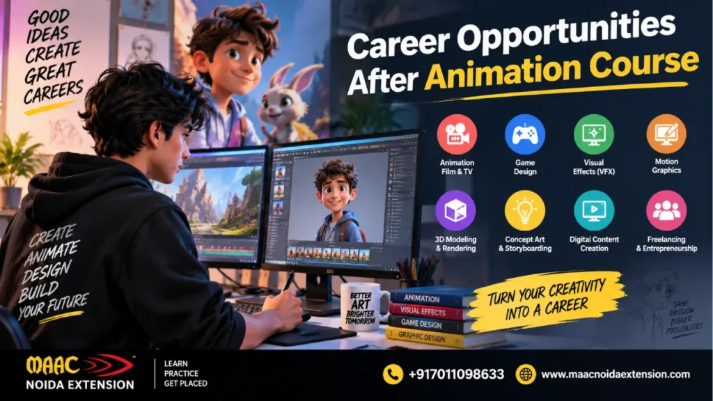 Career Opportunities After Animation Course: Jobs & Salary